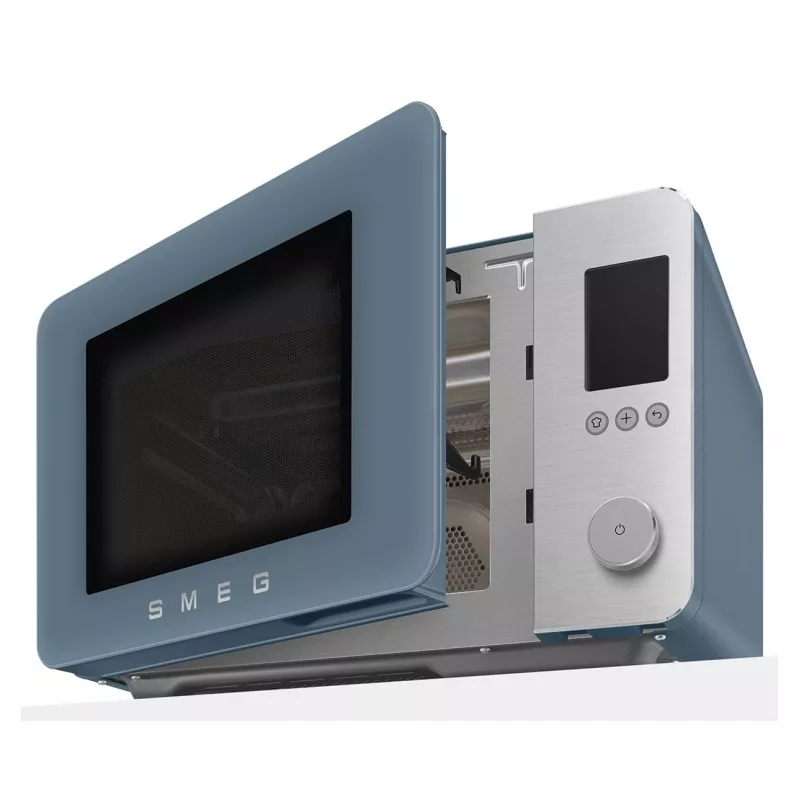 Smeg Combi Microwave MOC02SBMEU, 9 Λειτουργίες, 2100 W, Storm Blue Matt