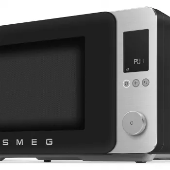 Smeg MOC02BLMEU Φούρνος Μικροκυμάτων Combi, 9 Λειτουργίες, 2100 W, Ματ Μαύρο