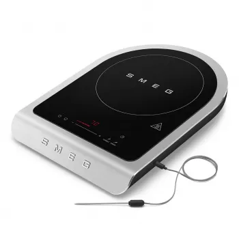 Smeg PIC01BLMEU φορητή επαγωγική εστία, 1 ζώνη, χειρισμός αφής, μαύρη