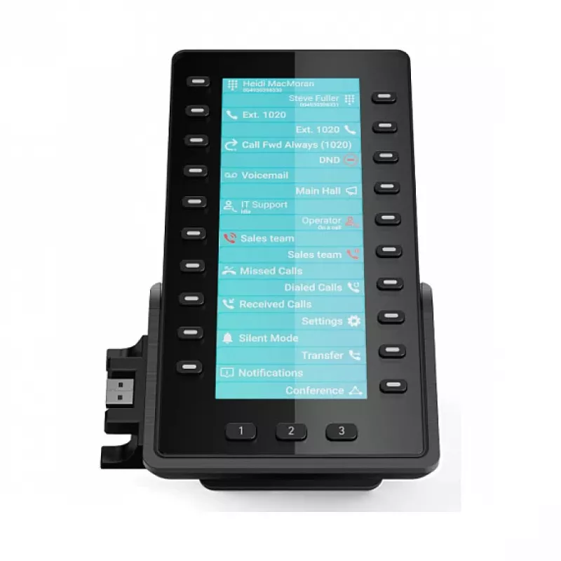 Snom D8C μονάδα επέκτασης για τηλέφωνα IP D862/D865, έγχρωμη οθόνη 4,3 ιντσών, 48 προγραμματιζόμενα πλήκτρα, USB, μαύρο
