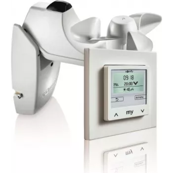 Somfy Soliris Smoove Uno Pure White Kit με αισθητήρα ανέμου/ήλιου και πλαίσιο 1818318