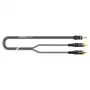 Sommer Cable SC-Onyx 0,25 mm² συμμετρικό καλώδιο ήχου patch 1 m μαύρο
