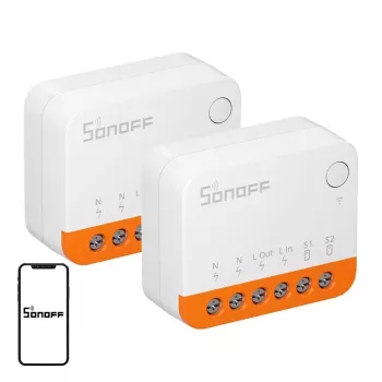 SONOFF MINIR4 (Extreme) Διακόπτης, Συσκευασία 2 τεμ.