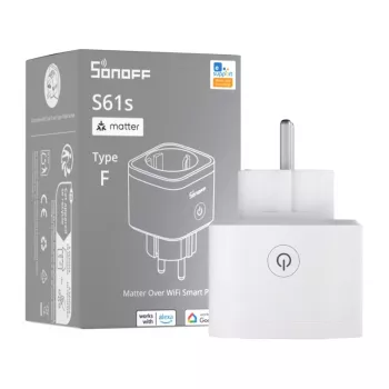 SONOFF S61s Matter Εξωτερική Πρίζα μέσω Wi-Fi