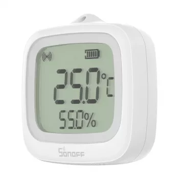 SONOFF SNZB-02WD ZigBee Αισθητήρας Θερμοκρασίας και Υγρασίας LCD