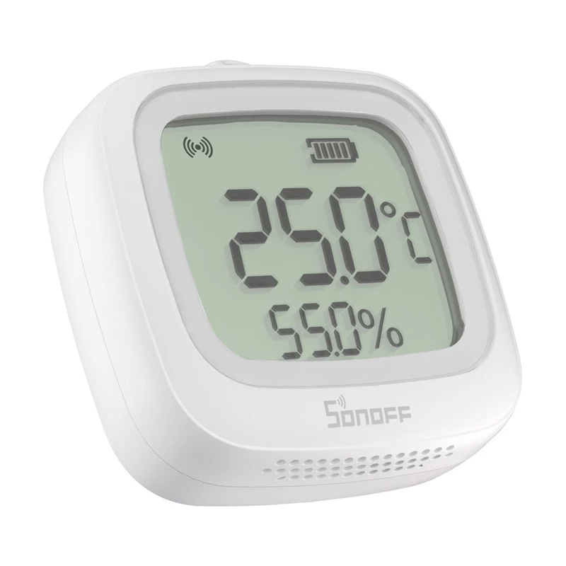SONOFF SNZB-02WD ZigBee Αισθητήρας Θερμοκρασίας και Υγρασίας LCD