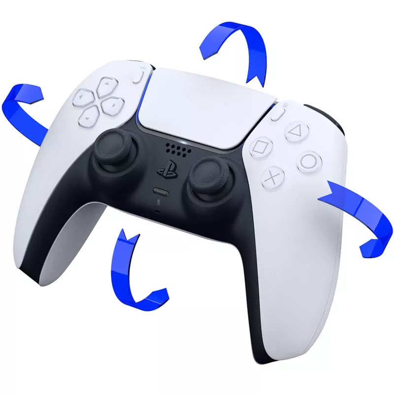 Sony CFI-ZCT1W/W DualSense Ασύρματο χειριστήριο – Λευκό – Haptic feedback & Adaptive Trigger για PS5, PC, κινητές συσκευές