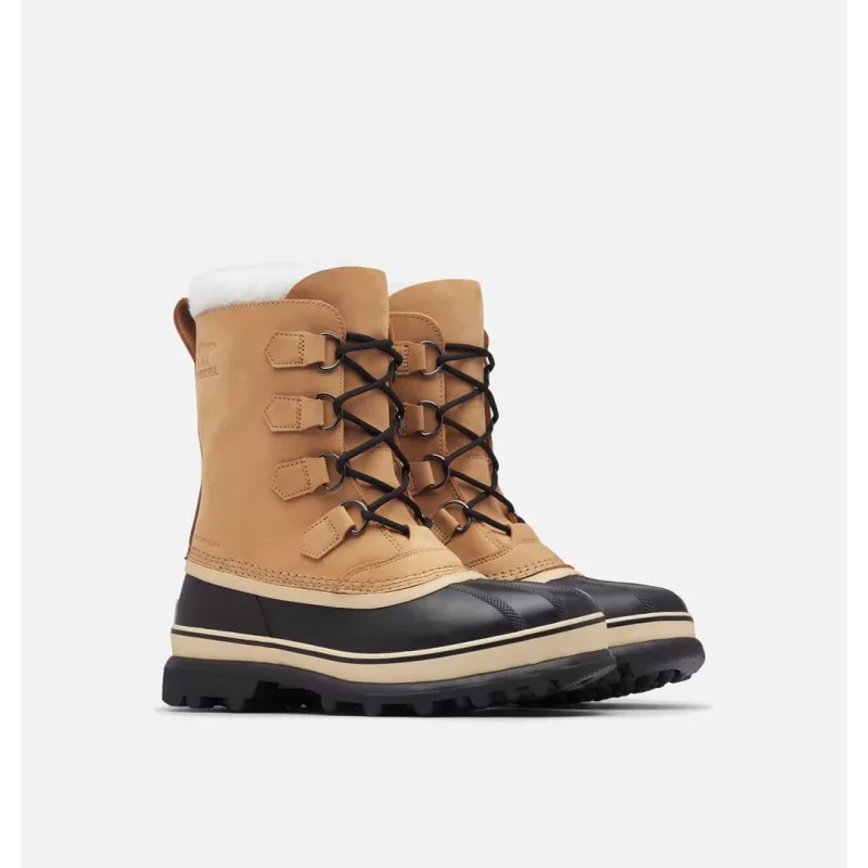 SOREL Caribou Boots ανδρικά μποτάκια χιονιού μαύρο καφέ