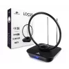 Spacetronik Locus Indoor κεραία DVB-T2 με ενισχυτή 45 dB και τροφοδοτικό