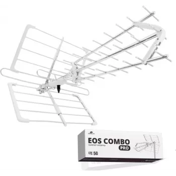 SPARKLE DVB-T2 Spacetronik EOS PRO Combo UHF+VHF LTE 5G κατευθυντική κεραία (λευκό)