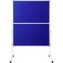SpeaKa Professional Διαχωριστικό δωματίου SP-PB-B01 Μπλε τσόχα 1250 x 1850 mm Πτυσσόμενο με ρόδες Αμφίπλευρο SP-12058196
