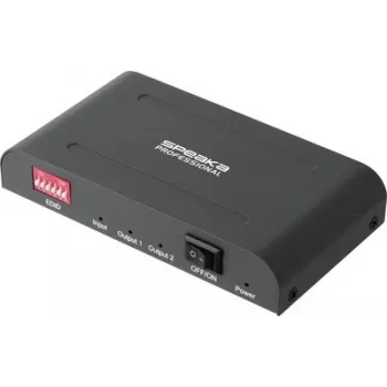 SpeaKa Professional SP-HSAE-100 διαχωριστής HDMI 2 θυρών με πρόσθετη είσοδο USB-C, 8K 30Hz, HDCP 2.3, HDR, Dolby Vision, μαύρο SP-14570404