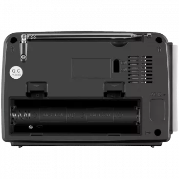 Ηχείο SVEN SRP-150, Γκρι (3W, Bluetooth, FM/AM/SW, USB, microSD, Φακός, Μπαταρία)
