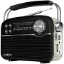 Ηχείο SVEN SRP-500, Μαύρο (3W, Bluetooth, FM/AM/SW, USB, microSD, AUX, Μπαταρία)