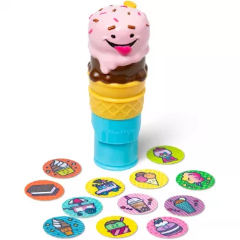 Spin Master Melissa & Doug Sticker WOW! Σφραγίδα αυτοκόλλητων Ice Cream & Τετράδιο δραστηριοτήτων