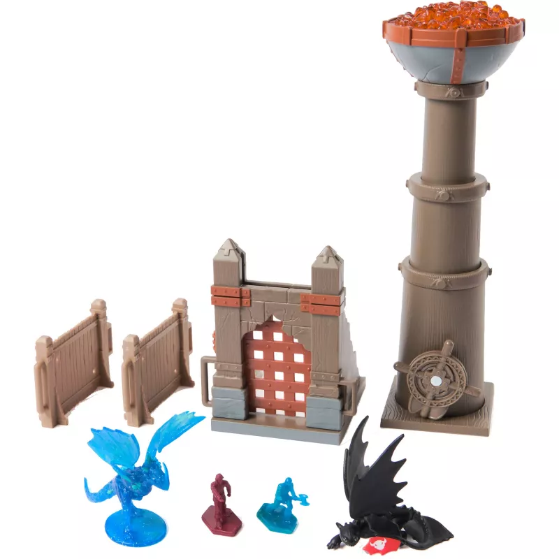 SPINMASTER How to Train Your Dragon - Dragon Arena: Πύργος Πυρσού Σετ Παιχνιδιού
