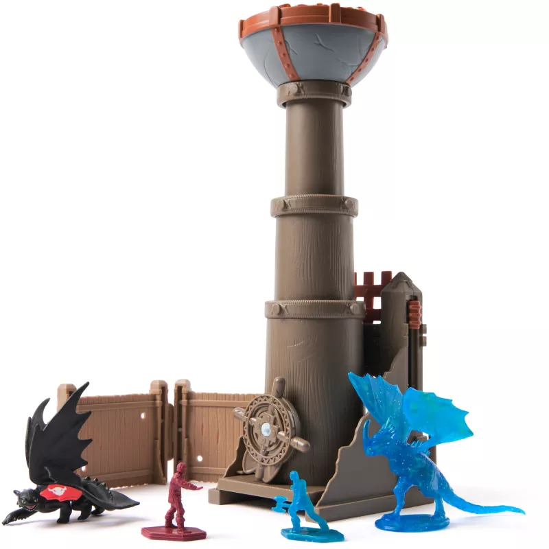SPINMASTER How to Train Your Dragon - Dragon Arena: Πύργος Πυρσού Σετ Παιχνιδιού