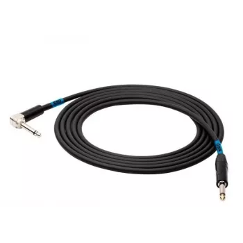 SSQ SS-1439 Καλώδιο Καρφί Μονό - Καρφί Μονό (Γωνία 90 Μοιρών) 1 m Μαύρο