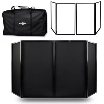 STAND4ME DJ PARAWAN COMPACT BK SET Πρόσοψη DJ 4 πάνελ μαύρη