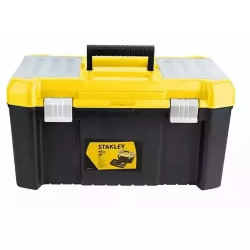 STANLEY Essential 19-ίντσες Εργαλειοθήκη με Οργανωτές, Μαύρο/Κίτρινο