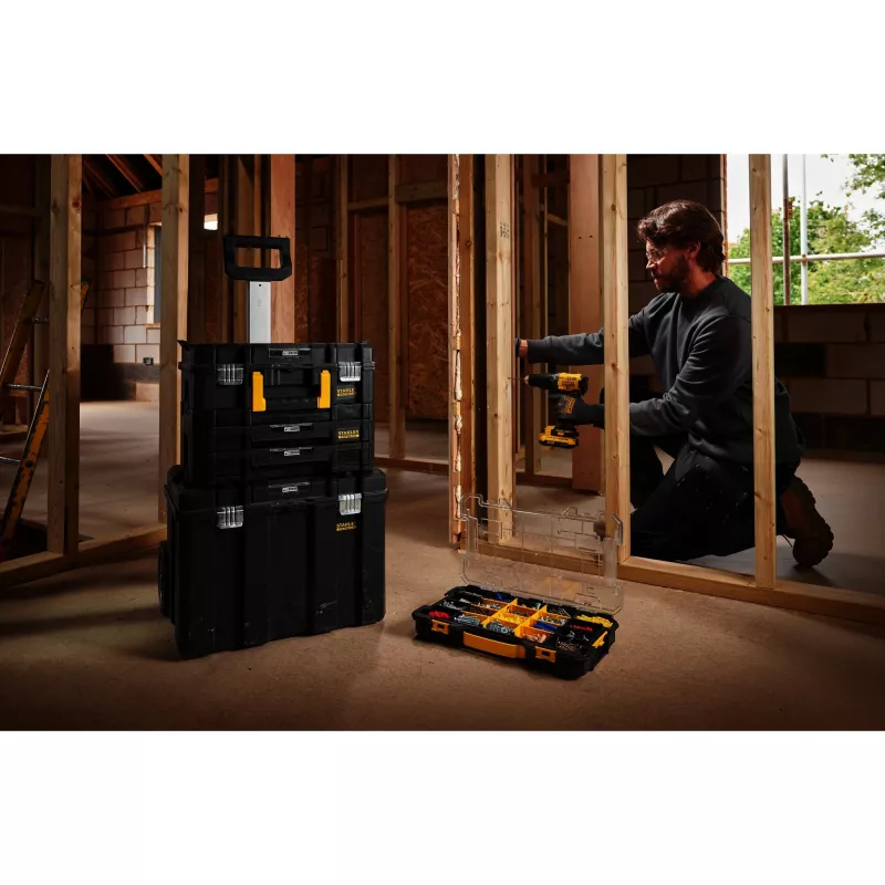 Stanley FatMax Pro-Stack FMST17838-1 Επίπεδη Οργάνωση με 20 Θέσεις, Στοιβαζόμενη