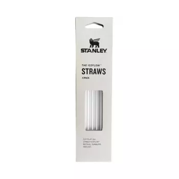 STANLEY Ανταλλακτικά καλαμάκια για IceFlow Tumblers, συσκευασία 4 τεμ., Διαφανές Tritan, 280 mm, πλυντήριο πιάτων