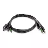 StarTech.com 1,8 m DisplayPort KVM καλώδιο συνδυασμού με USB 2.0 και 3,5-mm ήχο – TAA-konform