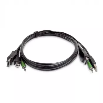 StarTech.com 1,8 m DisplayPort KVM καλώδιο συνδυασμού με USB 2.0 και 3,5-mm ήχο – TAA-konform