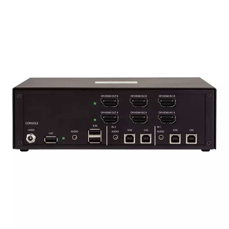 StarTech.com CK4-HP202C ασφαλής διακόπτης KVM 2 θυρών για δύο οθόνες, HDMI/DisplayPort, 4K 60Hz, NIAP 4.0