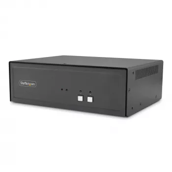 StarTech.com CK4-HP202C ασφαλής διακόπτης KVM 2 θυρών για δύο οθόνες, HDMI/DisplayPort, 4K 60Hz, NIAP 4.0