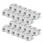 StarTech.com Cat6 Keystone Jack συσκευασία 24 τεμ., RJ45 UTP, 90 μοιρών 110 Punch Down, λευκό