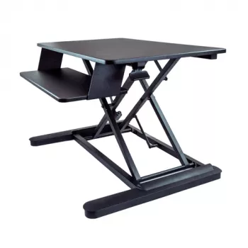 StarTech.com Μετατροπέας Γραφείου Sit-Stand με Συρτάρι Πληκτρολογίου - Επιφάνεια 89 x 53 cm - Εργονομικός Ρυθμιζόμενος Καθ' Ύψος Μετατροπέας Standing Desk - Κατάλληλος για 2 οθόνες - Προσυναρμολογημένος - Μαύρο - 30 ίντσες (76,2 cm) - 56 cm - 12,7 kg - 2,3 kg - Ορθογώνιος