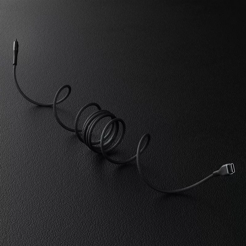 STATIK MagStack Pro Μαγνητικό καλώδιο USB-C σε USB-C 1m μαύρο
