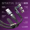 Statik 360 Pro Καλώδιο 2.0 USB-C Only; 1m, μαύρο