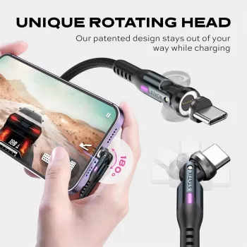 Statik 360 Pro Καλώδιο 2.0 USB-C Only; 1m, μαύρο