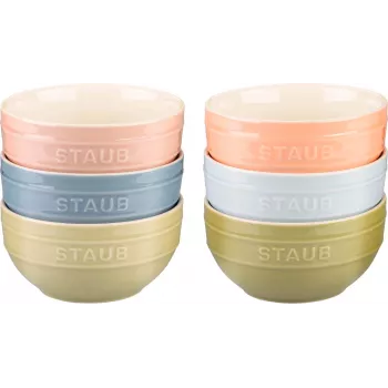 STAUB Σετ σερβιρίσματος με 6 μίνι μπολ 12 cm, πολύχρωμο