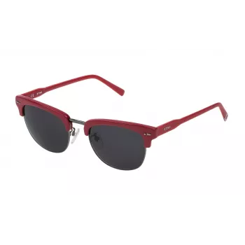 STING unisex γυαλί ηλίου SST02551568F ορθογώνιο γυαλιστερό μαύρο πλαίσιο φακοί gradient γκρι 51/20/145 mm