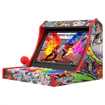 Subsonic Retro Arcade Arcade Stick / Fight Stick για PC, PS3, PS4, Nintendo Switch, Xbox One, Xbox Series X/S, USB-A, καλώδιο 2,5 m, Μαύρο/Κόκκινο