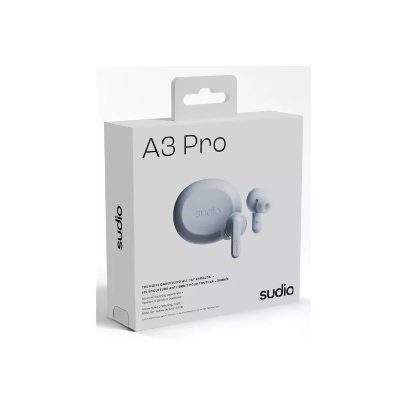 Sudio A3 Pro Ασύρματα Ακουστικά, Bluetooth 5.4, Powder Blue