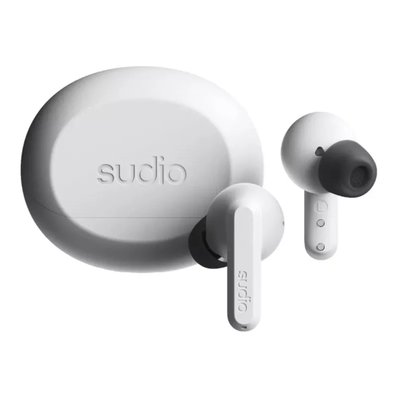 Sudio A3 Pro ασύρματα ακουστικά, Bluetooth 5.4, Fog White