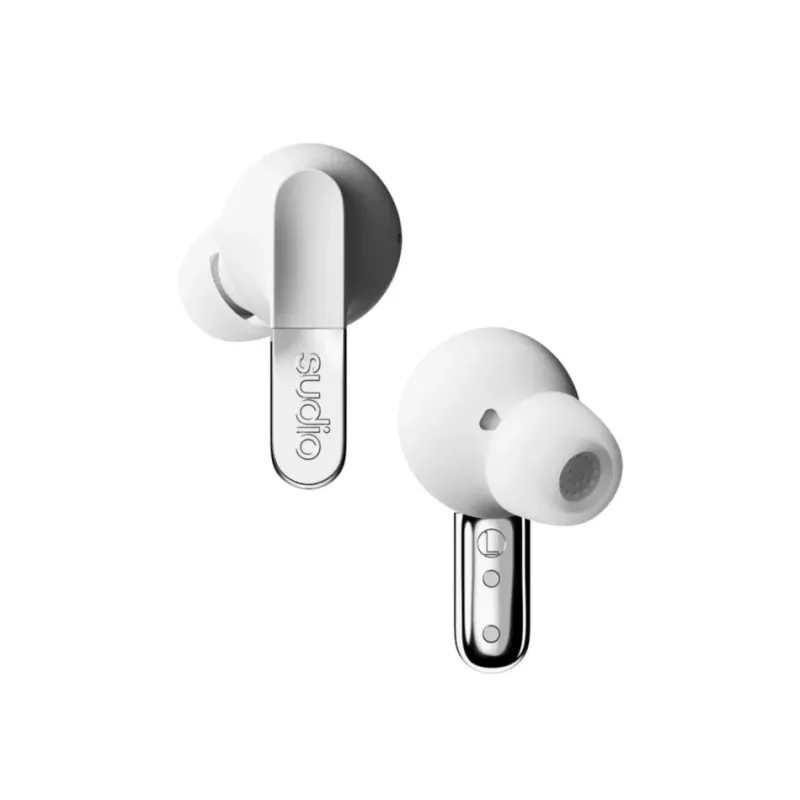 Sudio N3 Pro ασύρματα ακουστικά, Bluetooth 5.4, Chrome White