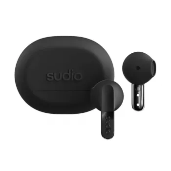 Sudio N3 ασύρματα ακουστικά Bluetooth με μικρόφωνο, Onyx Black