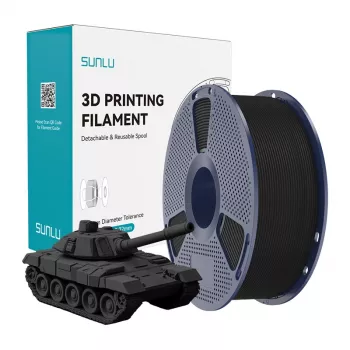 Sunlu PLA+ High-Speed Black νήμα 1,75 mm 1 kg