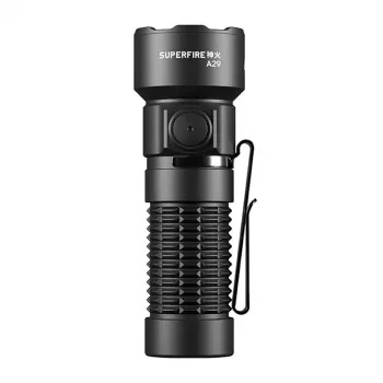 Superfire A29 Επαναφορτιζόμενος Φακός Χειρός USB-C, 1200 Lumen, Εμβέλεια 280 m, 5 Λειτουργίες