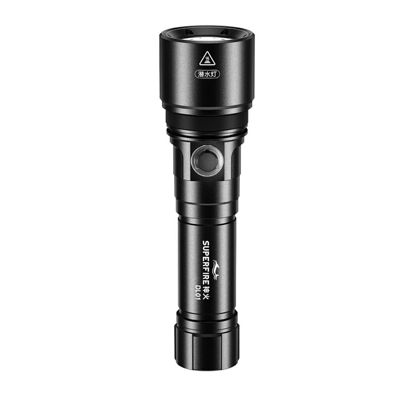 Superfire DL01 LED Φακός – 500 Lumen, Zoom, επαναφορτιζόμενος, IP44