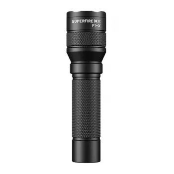 SUPERFIRE F1-X Επαναφορτιζόμενος φακός LED 2000 lumen USB-C zoom IP44