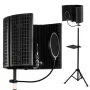 SUPRIMO AC5 SET ηχομονωτικό πάνελ 5 θέσεων για μικρόφωνο, πτυσσόμενο, μαύρο