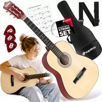 SUPRIMO CG34 NT κλασική κιθάρα 3/4 36 ιντσών Φυσικό