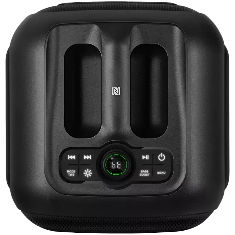 Φορητό Ηχείο Bluetooth SVEN PS-880, 110W RMS, TWS, FM, USB, microSD, Οθόνη LED, Μπαταρία Λιθίου, Μαύρο