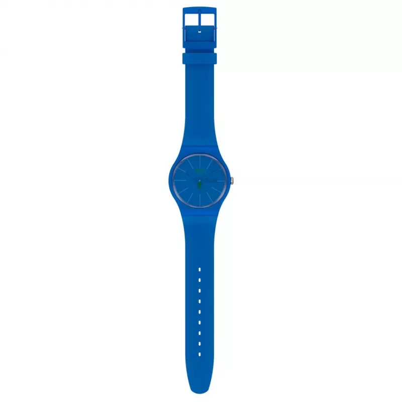 Swatch New Gent SO29N700 Ανδρικό ρολόι μπλε βιοκεραμικό 41mm